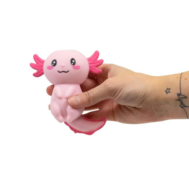 Tobar Stretchy Sand Axolotl multi-color sensory toy 167g, UK version