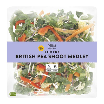 M&S British Pea Shoot Stir Fry Mix 300g