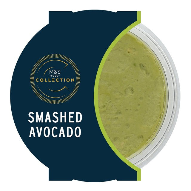 M&S smashed avocado with lime juice 200g, imported from the UK
