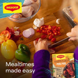 Maggi Smoky Piri Piri recipe mix 27g, imported from the UK