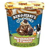Ben & Jerry's Marshmallow & S'more ice cream tub 427ml - British product