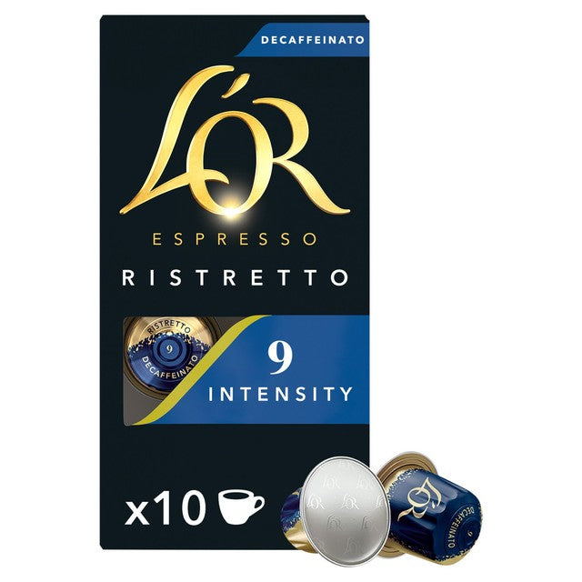 L'OR Ristretto Decaf coffee pods x10, UK version