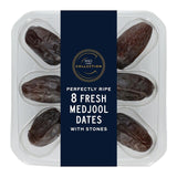 M&S Medjool dates with stones 8 pack, imported from the UK