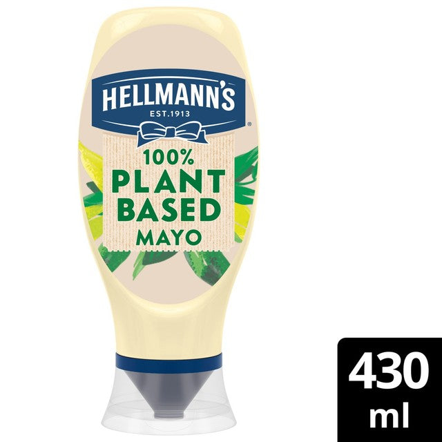 Hellmann's plant based mayonnaise 430ml, UK version