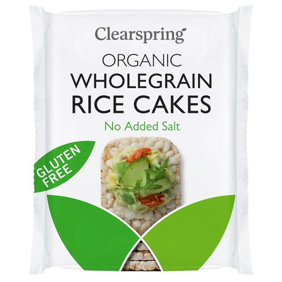 Clearspring Organic Rice Cakes No Added Salt 130g
