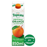 Tropicana orange juice with bits 850ml (British brand)