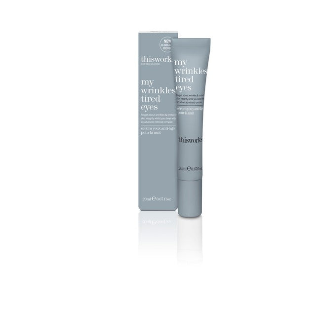 This Works night-time eye cream for wrinkles and tired eyes (British brand)