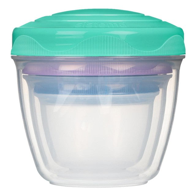 Sistema Snack 'N' Nest food storage containers (British brand)