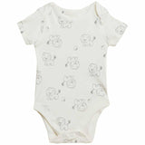 M&S Lion Bodysuits Grey Mix 0-3 Months Baby, imported from the UK