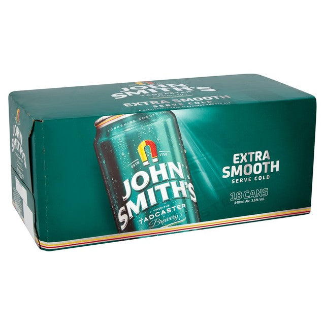 John Smith's Extra Smooth Ale Cans 18 x 440ml, UK version