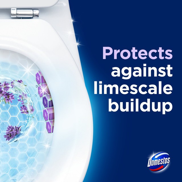 Domestos lavender toilet rim block - British product