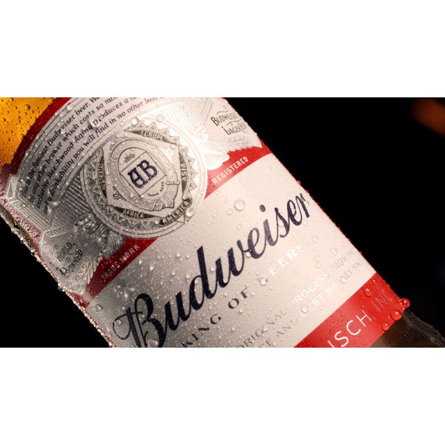 Budweiser lager beer cans 10 x 440ml - British product