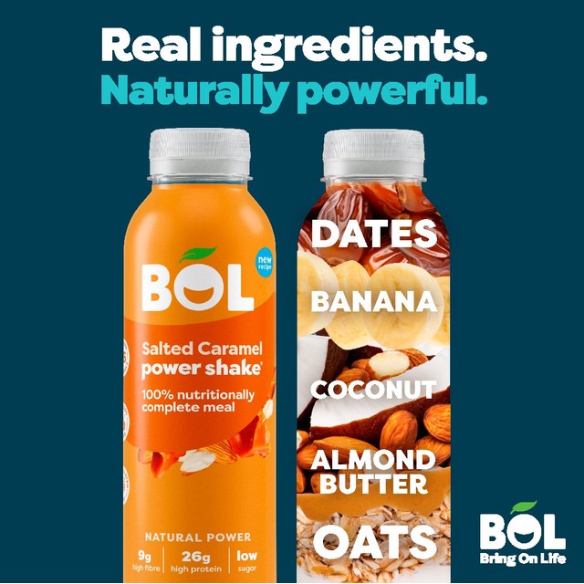 BOL Salted Caramel protein shake 410g - British product