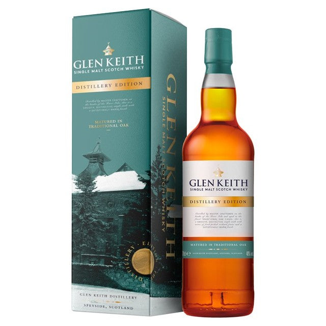 Glen Keith Single Malt Scotch Whisky 70cl, UK version