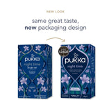 Pukka Herbal Tea Night Time Chamomile 20 Bags, imported from the UK