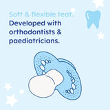 MAM Night Astro 18-36m soother 2-pack, imported from the UK
