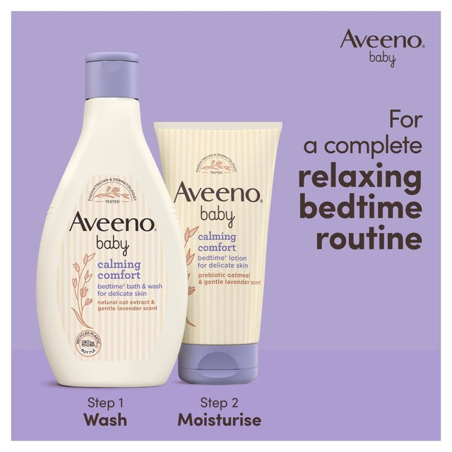 Aveeno Baby Calming Comfort Bedtime Bath & Wash 250ml - British product