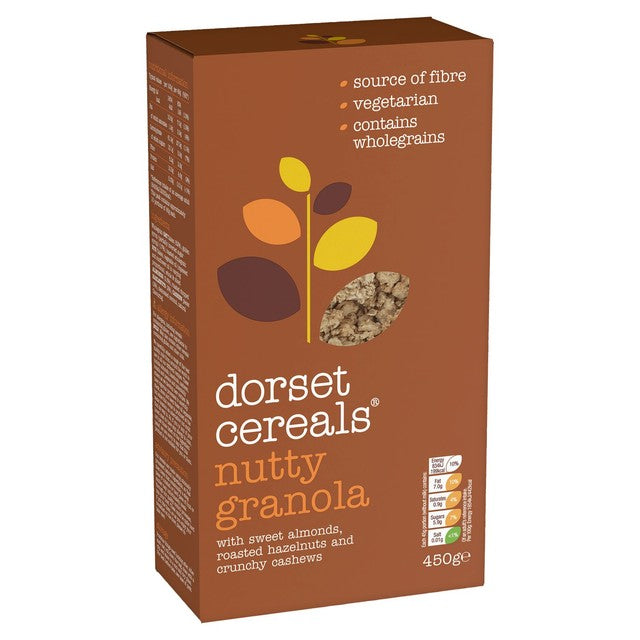 Dorset Cereals nutty granola breakfast cereal 450g - British product