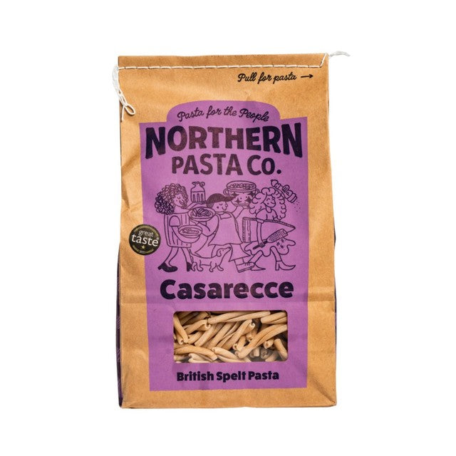 Northern Pasta Casarecce spelt pasta 450g, imported from the UK