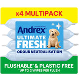 Andrex Ultimate Fresh Odour Control Wipes Quad Pack - British product
