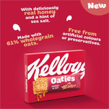 Kellogg's honey oat cereal bar 4x40g, imported from the UK