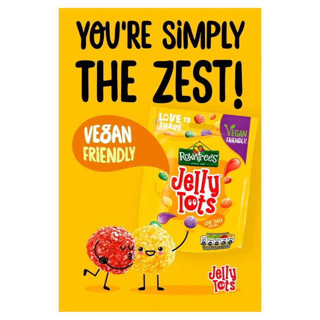 Rowntree's Jelly Tots jelly sweets 150g, imported from the UK