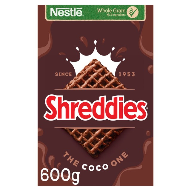 Nestle Shreddies Coco Chocolate Cereal 600g (British brand)