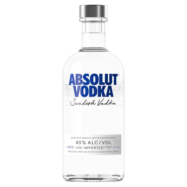 Absolut Blue Swedish vodka 35cl - British product