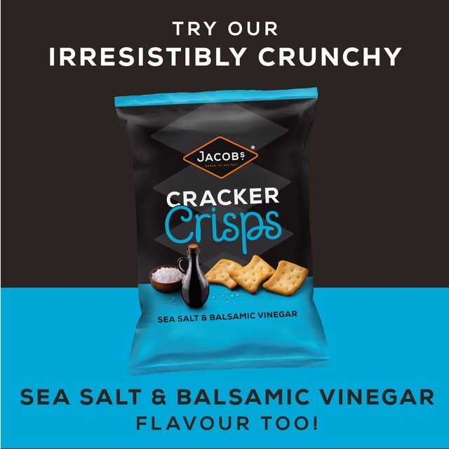 Jacob's Sour Cream and Chive crisp snack biscuits 150g, UK version