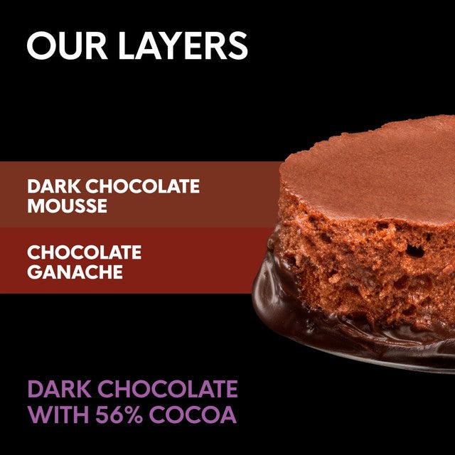 Gu dark chocolate mousse with ganache dessert 2 x 70g, UK version