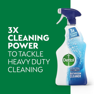 Dettol Spray antibactérien anti-calcaire pour salle de bain Fraîcheur de Montagne 750 ml