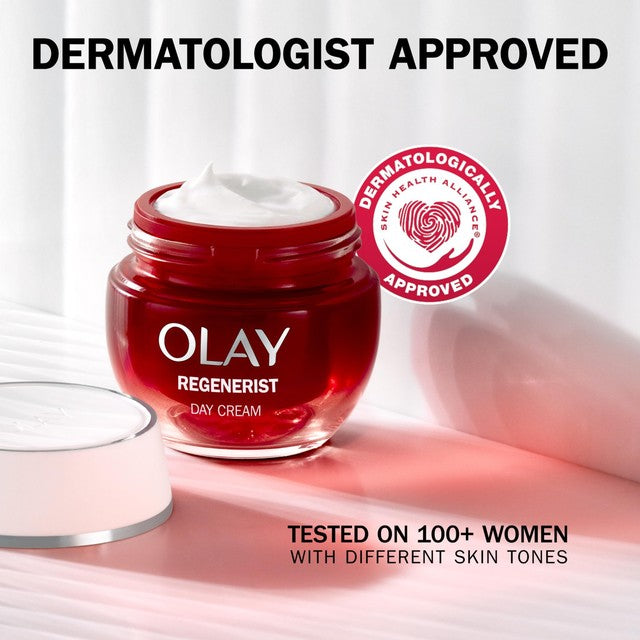 Olay Regenerist anti-ageing day cream 50ml, imported from the UK