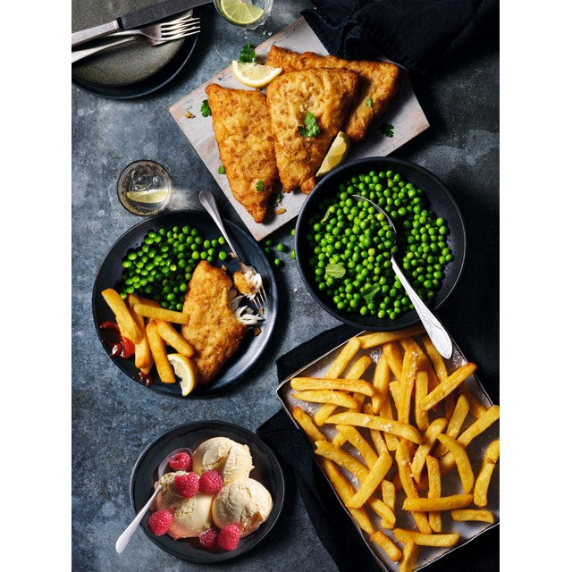 M&S breaded chunky cod fillets frozen 600g, imported from the UK