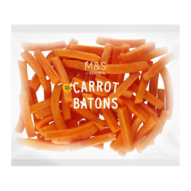 M&S Carrot Batons 400g, imported from the UK