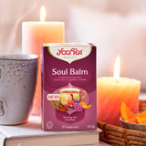 Yogi Tea Soul Balm rooibos cocoa orange herbal tea 17 count (British brand)