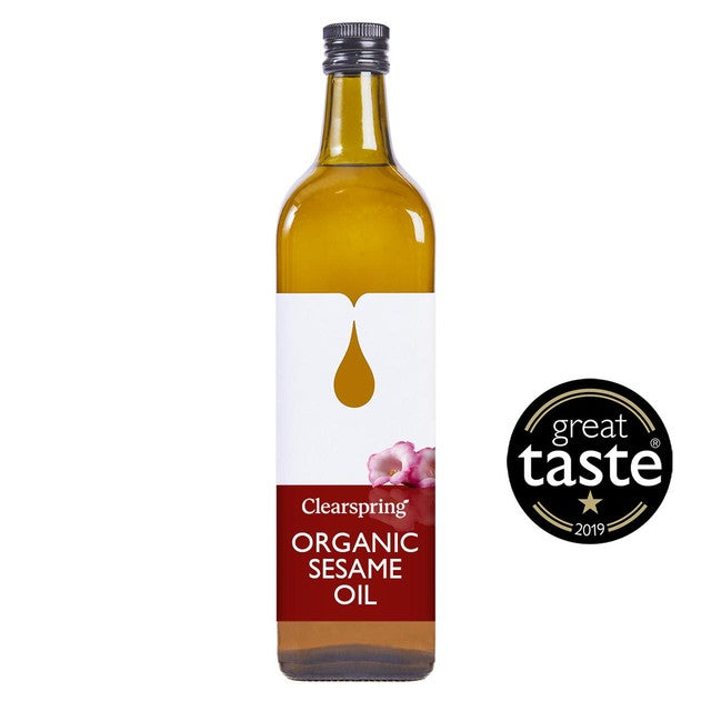 Clearspring organic cold pressed sesame oil 1L - British product