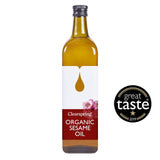 Clearspring organic cold pressed sesame oil 1L - British product