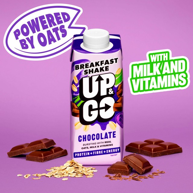 Up&Go chocolate breakfast drink 300ml (British brand)