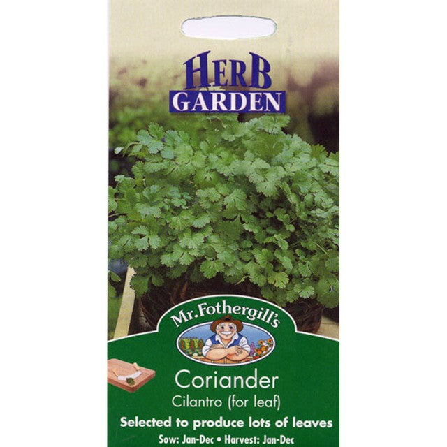 Mr Fothergill's Seeds coriander seeds - British product