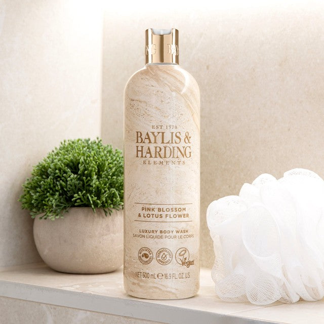 Baylis & Harding Elements Body Wash Pink Blossom 500ml - British product