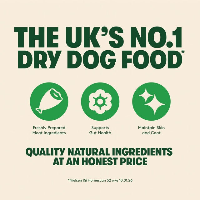 Harringtons dry dog food lamb and rice 12kg, UK version