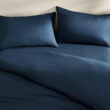 M&S navy bedding set super king size, imported from the UK