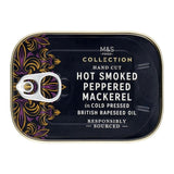 M&S peppered mackerel canned fish 110g, imported from the UK
