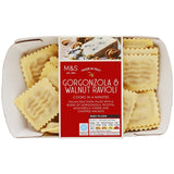 M&S Gorgonzola & Walnut Ravioli 250g, imported from the UK