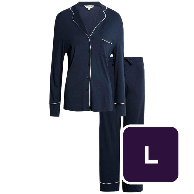 M&S Women's Autograph pyjamas navy size L, imported from the UK