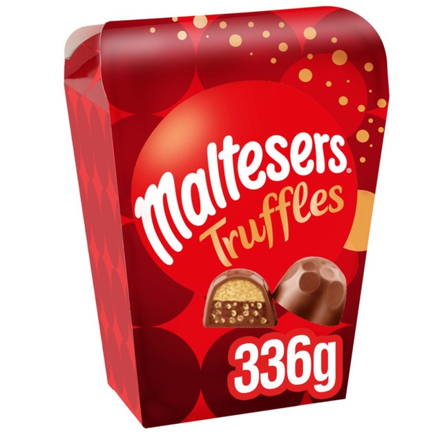 Maltesers milk chocolate truffles gift box 336g, imported from the UK
