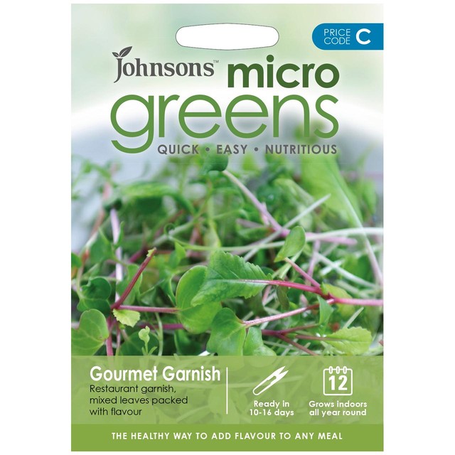 Johnsons Seeds microgreens garnish mix 2000 seeds, imported from the UK