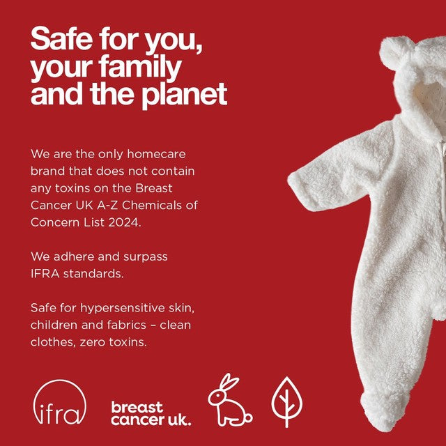The Lab Co. non-bio laundry sheets energising scent 32 loads (British brand)