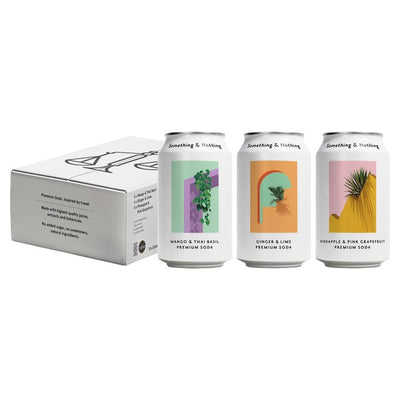 Something & Nothing Utforsk Variasjonsboks Premium Håndverksbrus 12 x 330 ml