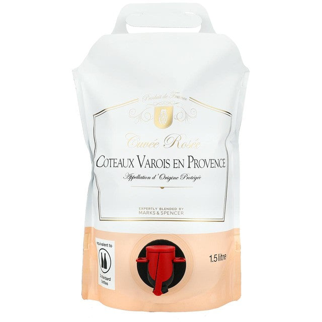 M&S Coteaux Varois En Provence Rosé Wine 1.5L, imported from the UK